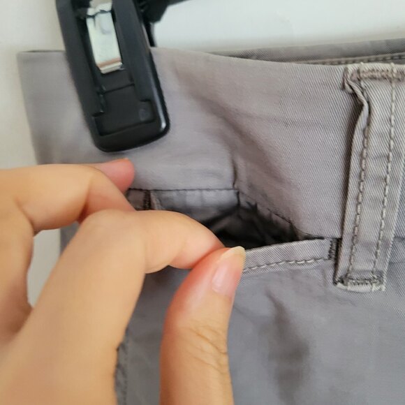 NEW J. Crew Chino Gray Cotton Blend 4in Shorts Style G2331 Size 00 - Picture 6 of 15